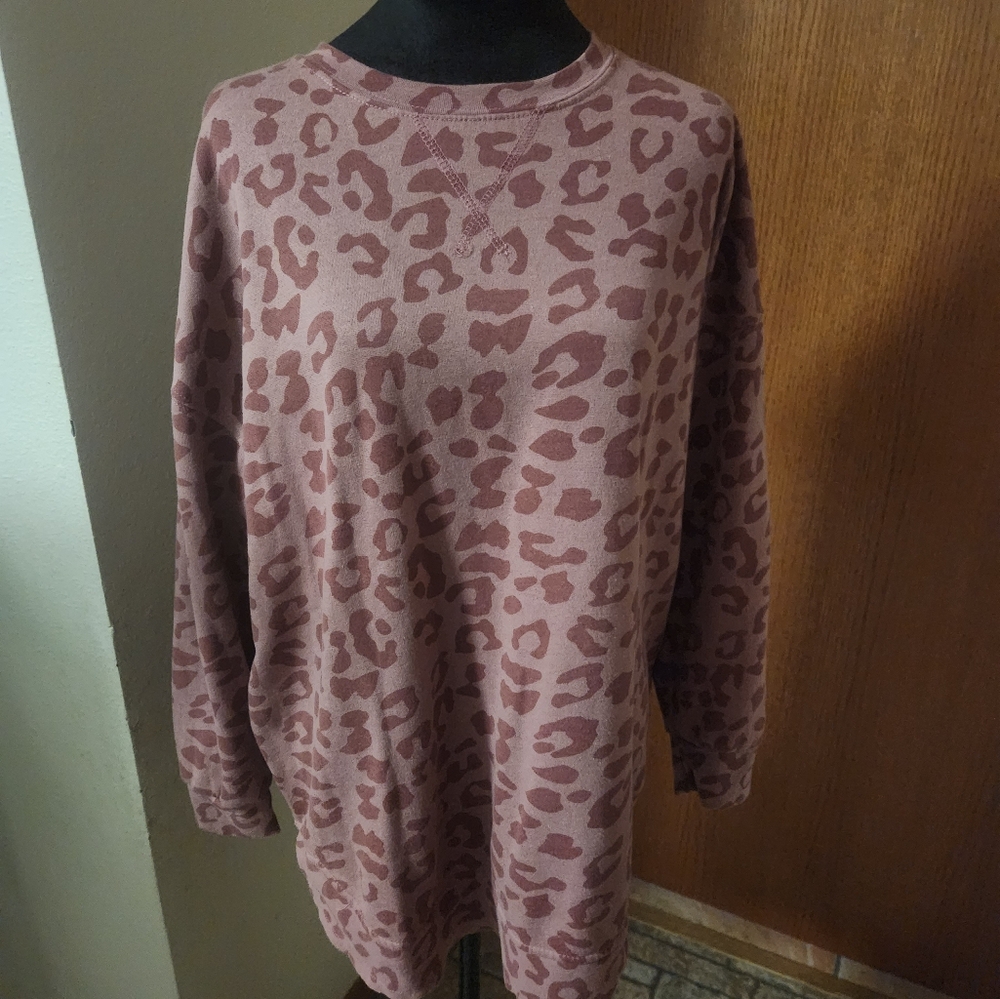 One24Rags Brand Animal  Print Top